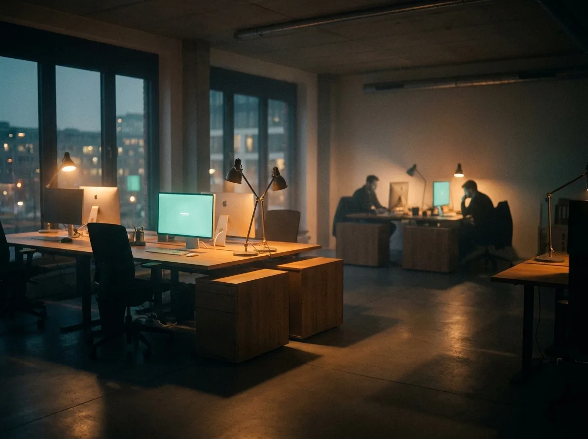 Arbeitsplätze in einem mittelständischen Betrieb
